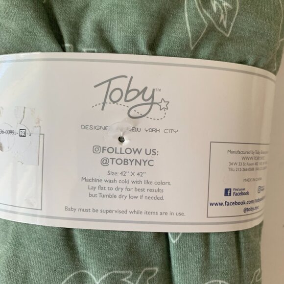 TOBY HAT WRAP and BOOTIES 3 PIECE SET 42" BY 42" WRAP NEW - Picture 5 of 7